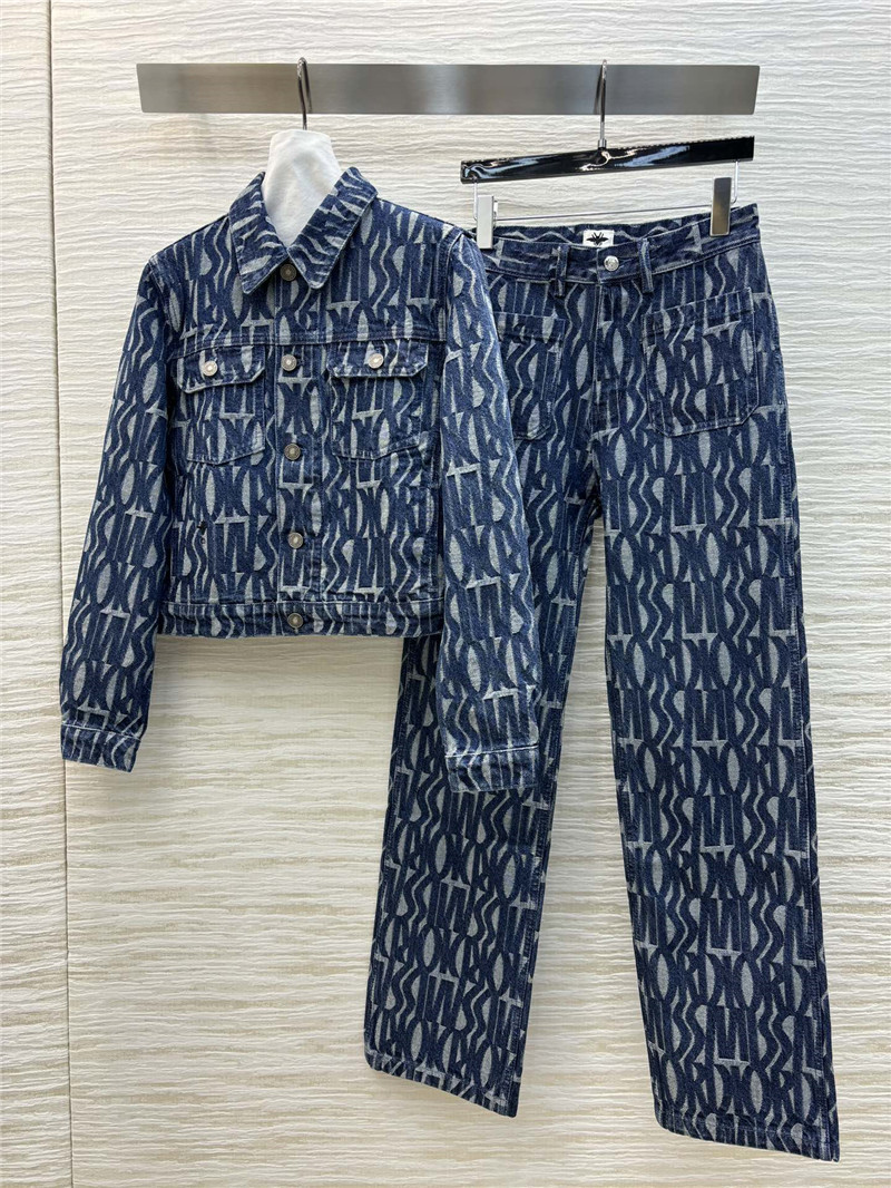D10r denim suit