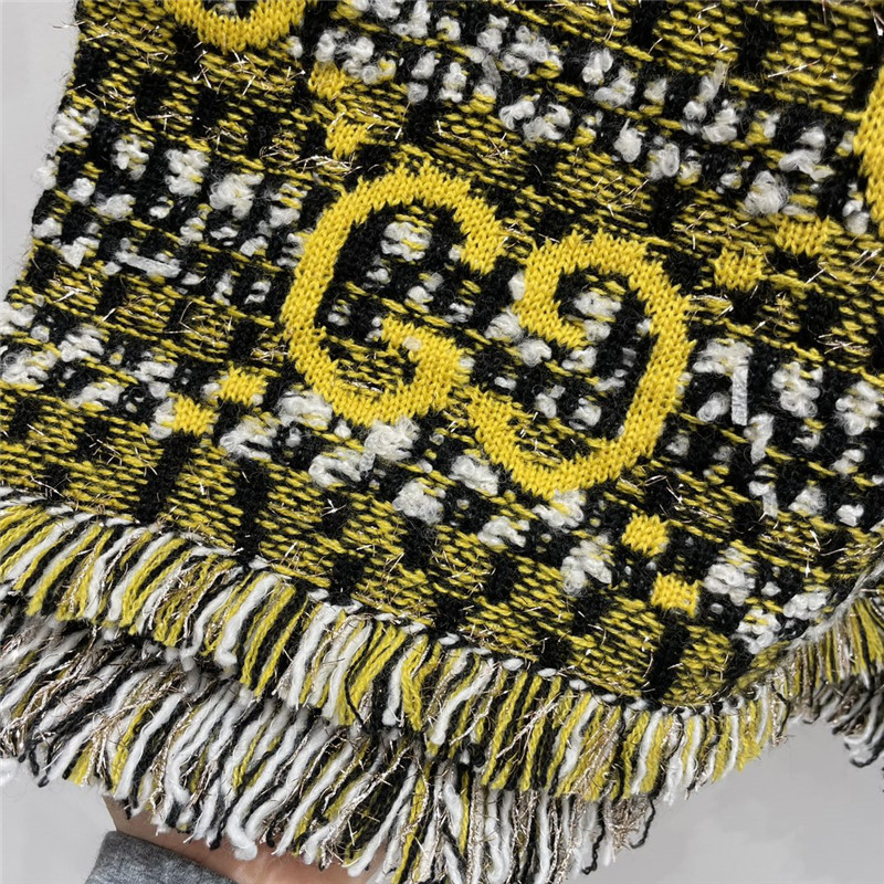 Gvc*1 mohair gg short-sleeve top in multicolor