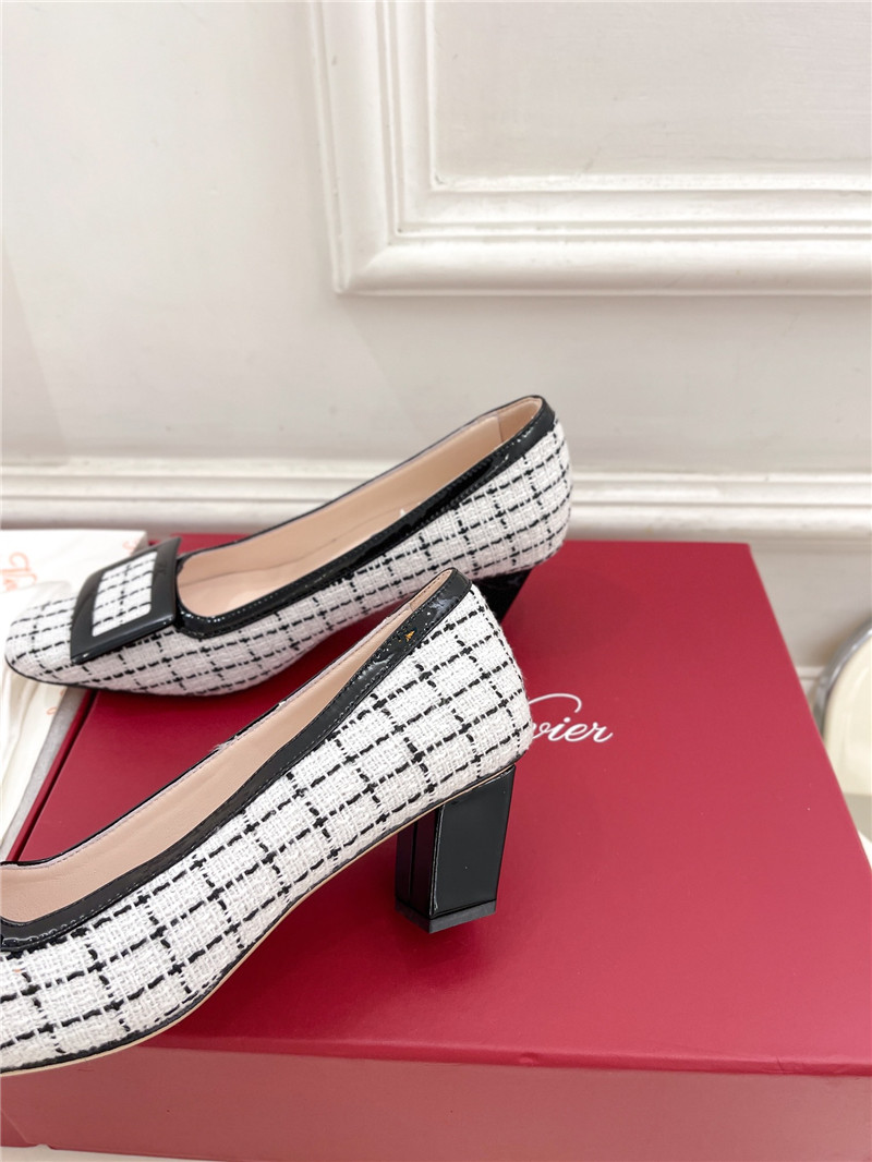 Roger Vivier Belle Vivier Pumps 4.5cm Multicolour Patent Fabric