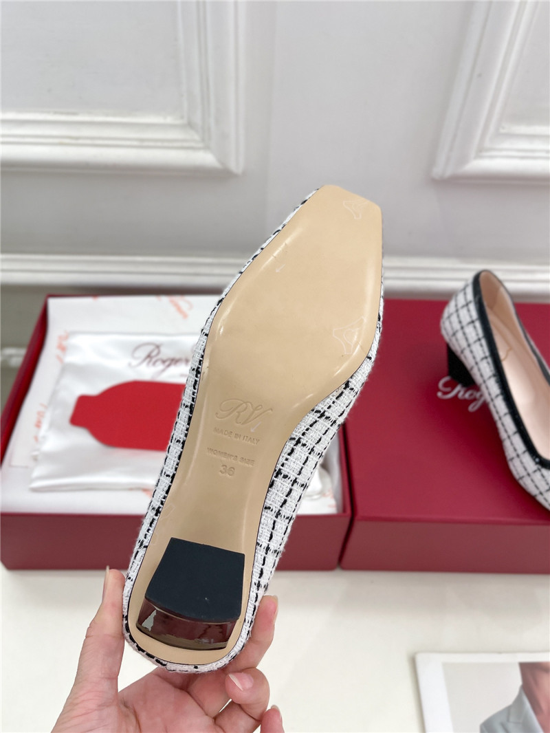 Roger Vivier Belle Vivier Pumps 4.5cm Multicolour Patent Fabric