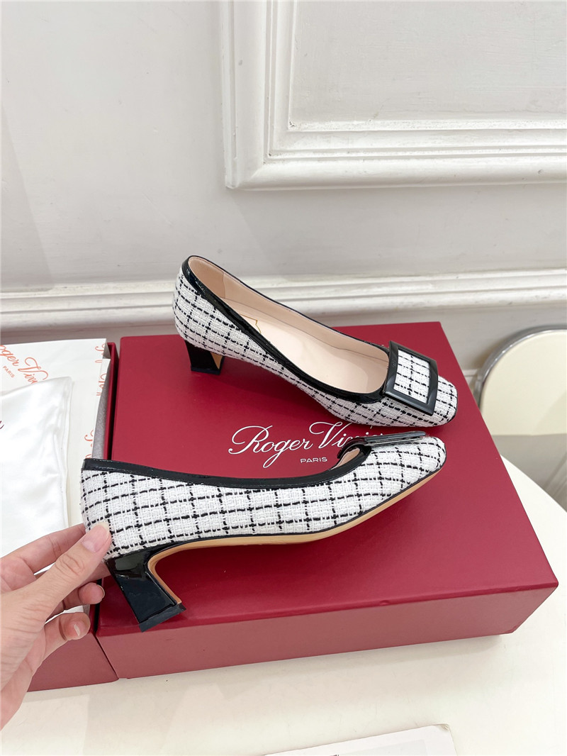 Roger Vivier Belle Vivier Pumps Multicolour Patent Fabric