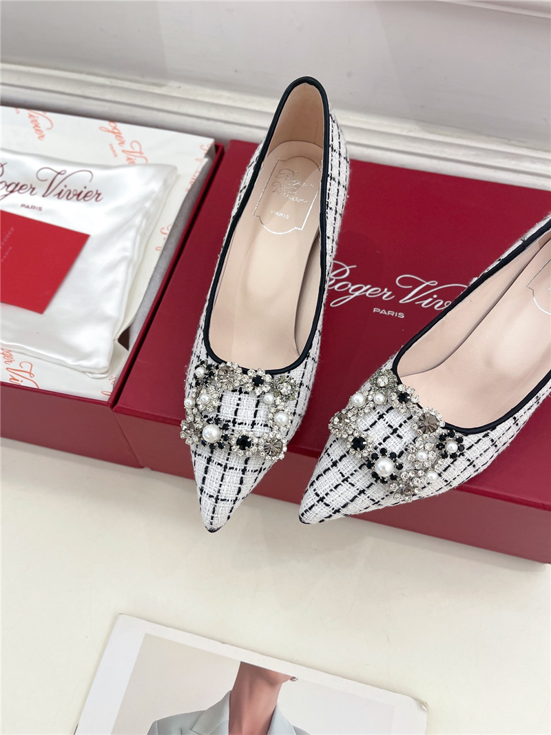 Roger Vivier Efflorescence Pumps 35mm in Multicolour Tweed