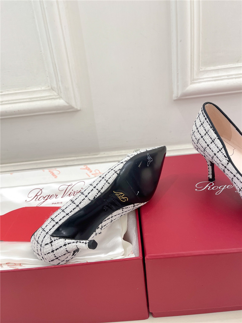 Roger Vivier Efflorescence Pumps 35mm in Multicolour Tweed