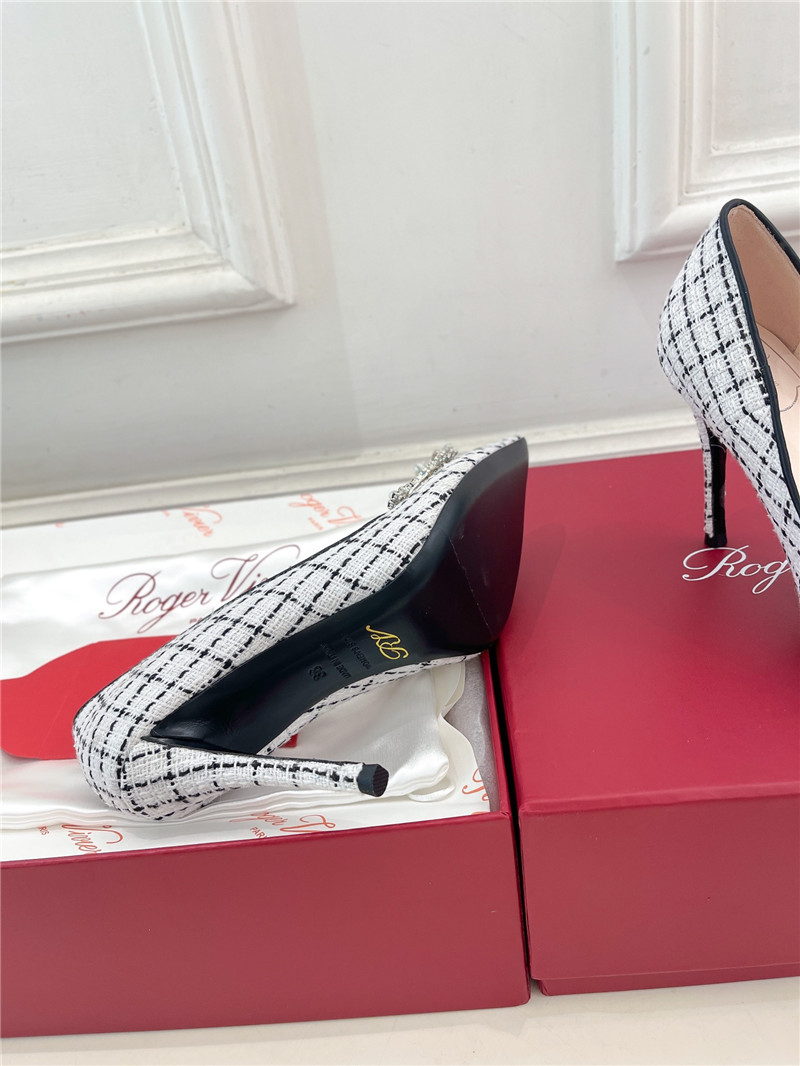 Roger Vivier Efflorescence Pumps 65mm in Multicolour Tweed