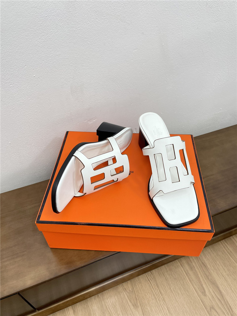 H**me5 izzy 60 blanc sandals blanc calfskin