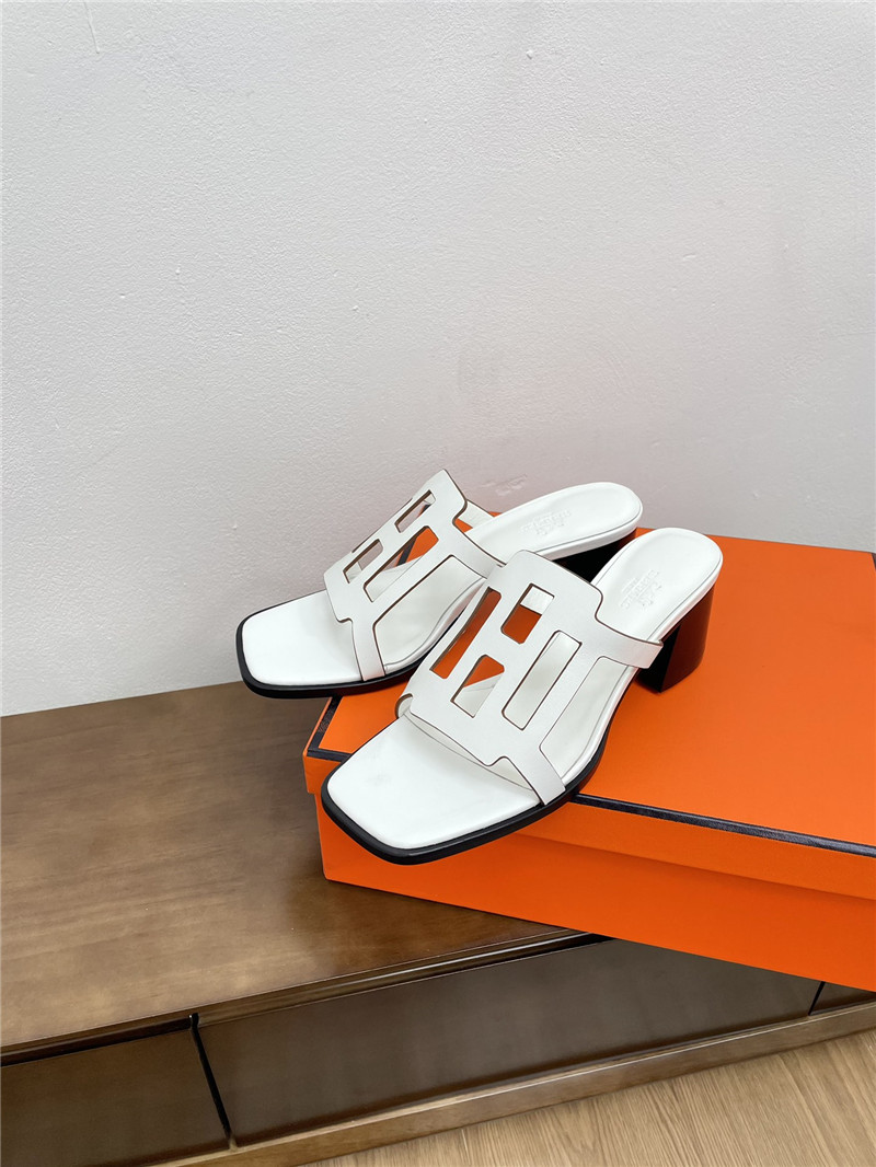 H**me5 izzy 60 blanc sandals blanc calfskin