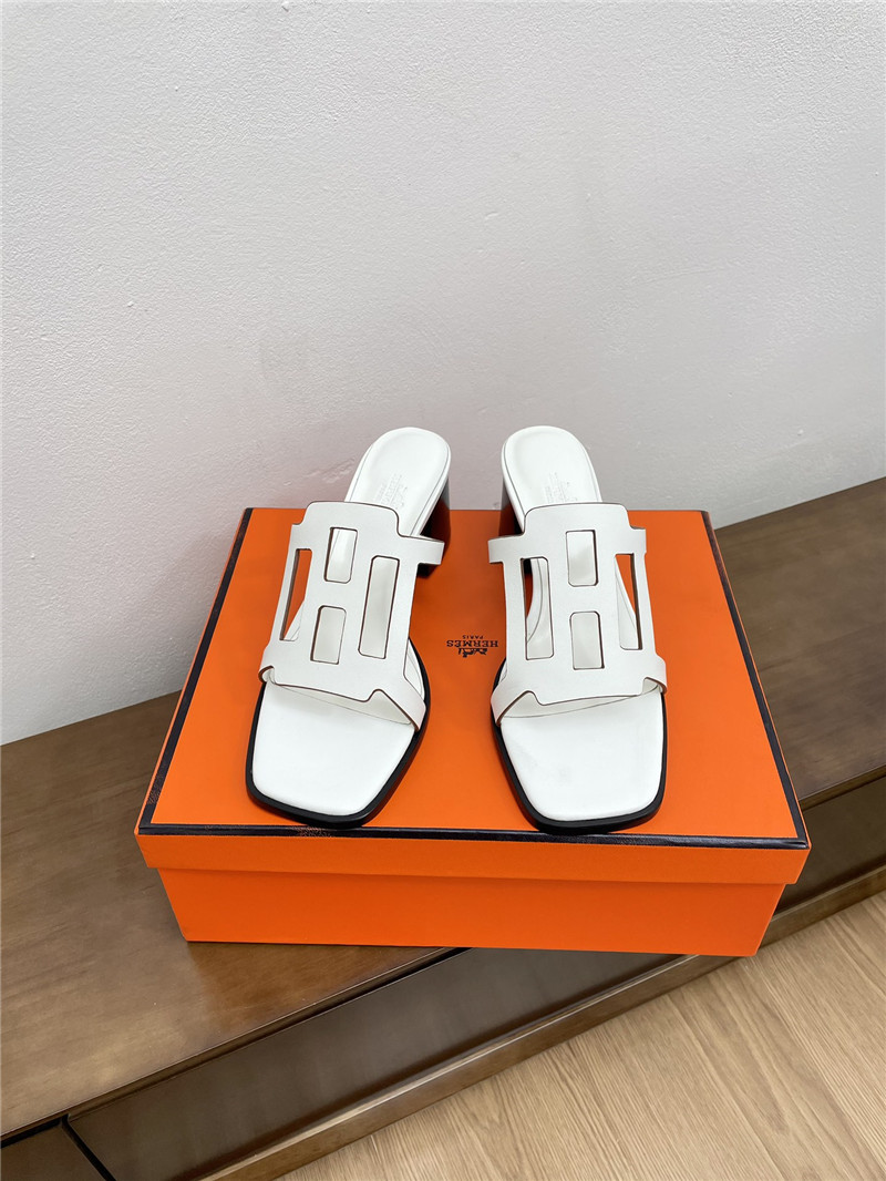 H**me5 izzy 60 blanc sandals blanc calfskin