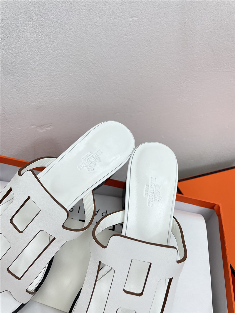 H**me5 izzy 60 blanc sandals blanc calfskin