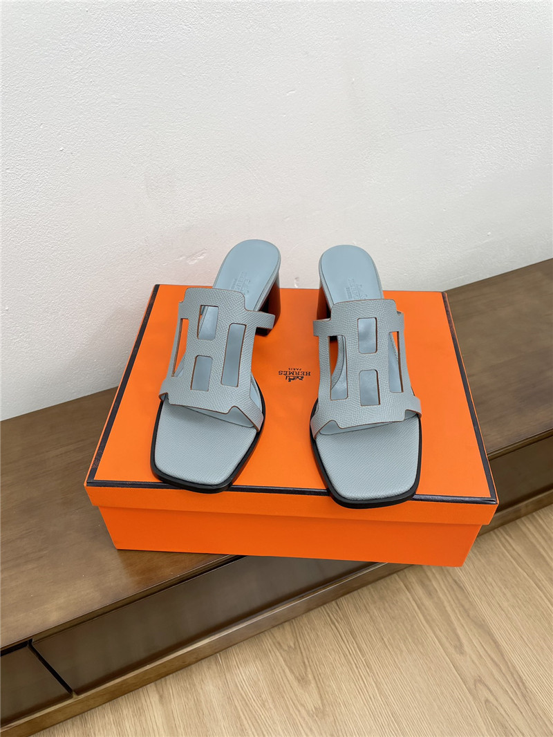 H**me5 izzy 60 sandals gris nuage calfskin