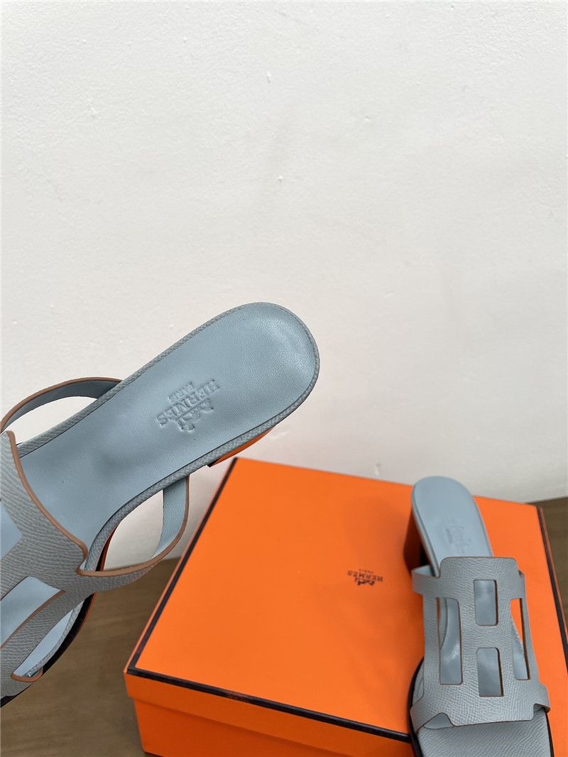 H**me5 izzy 60 sandals gris nuage calfskin