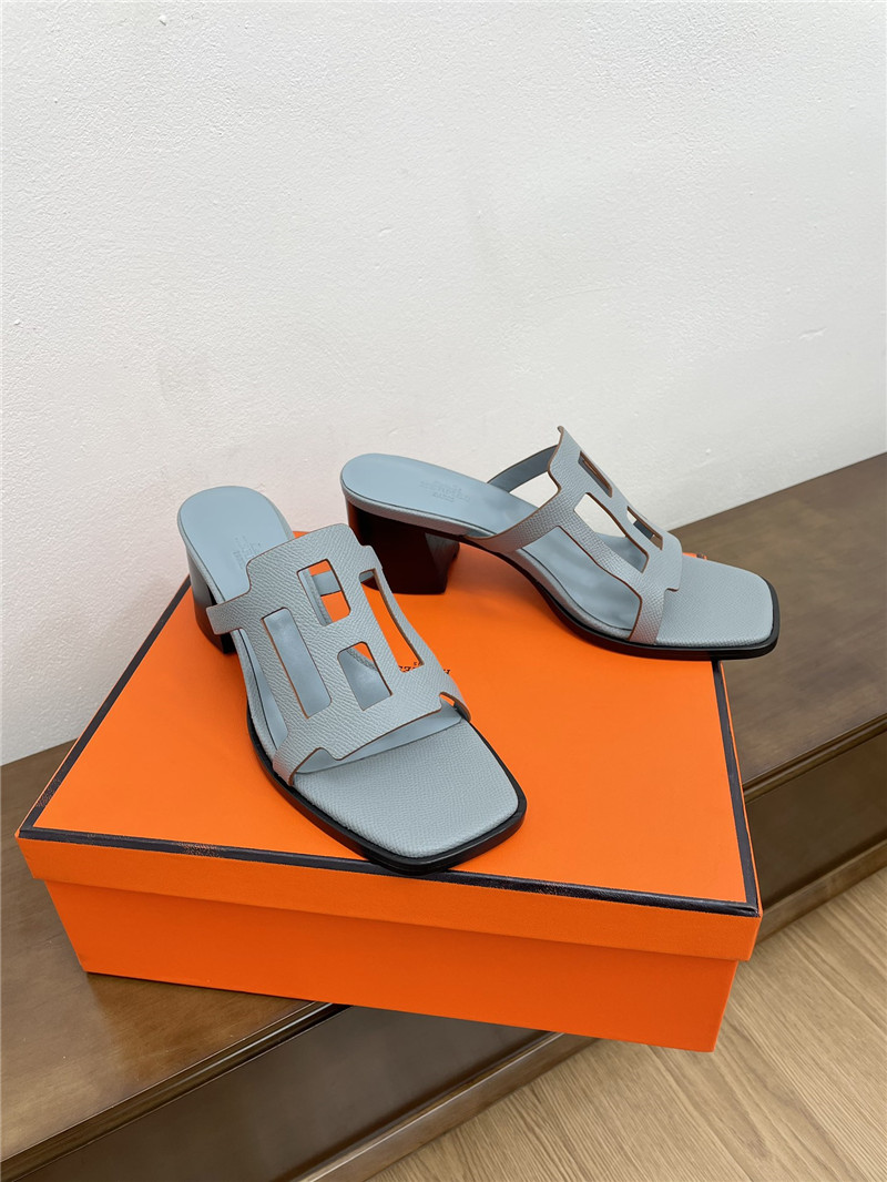 H**me5 izzy 60 sandals gris nuage calfskin