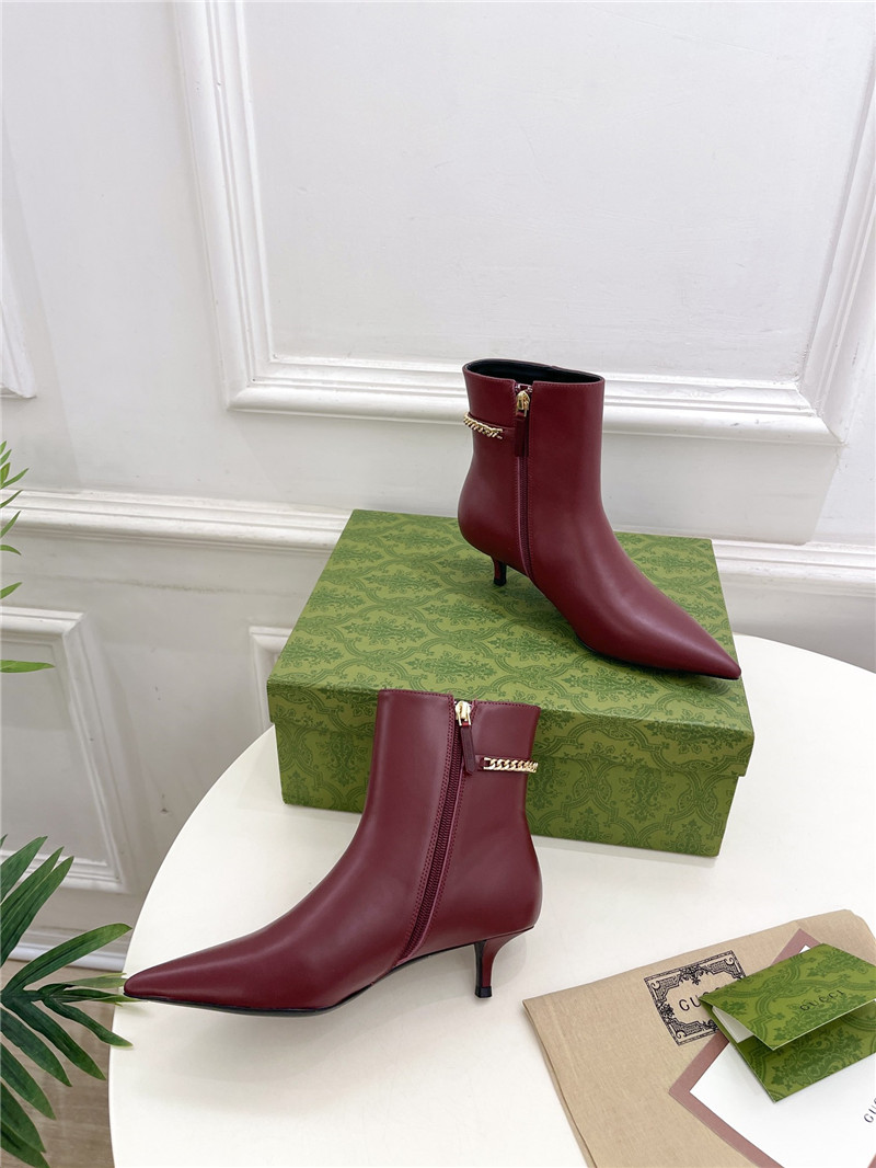 Gvc*1 signoria 40mm burgundy ankle boot