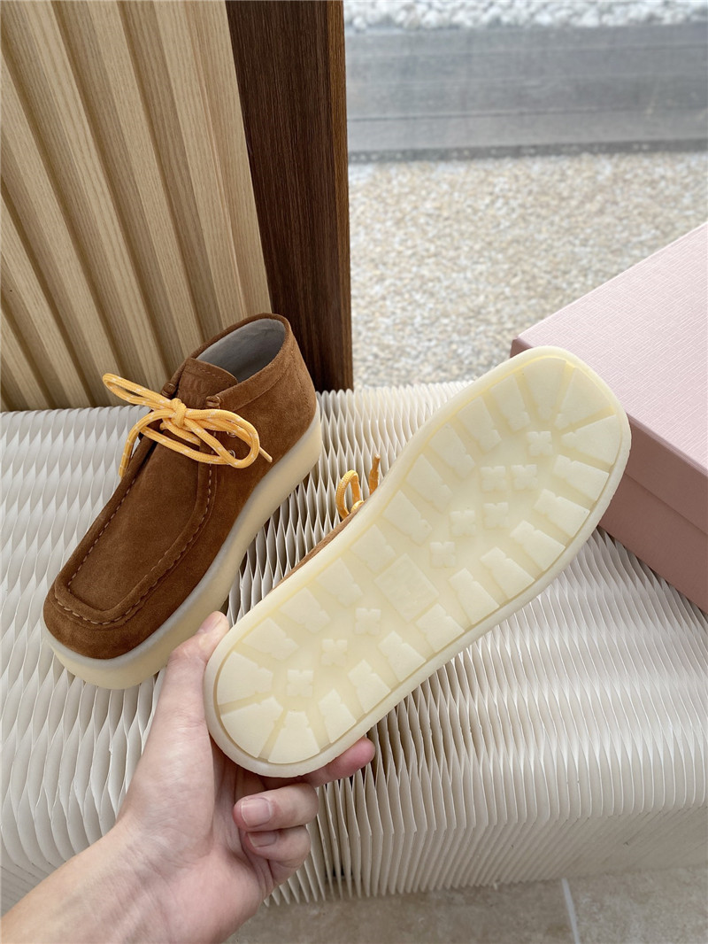 Miu Miu Suede Leather Loafers