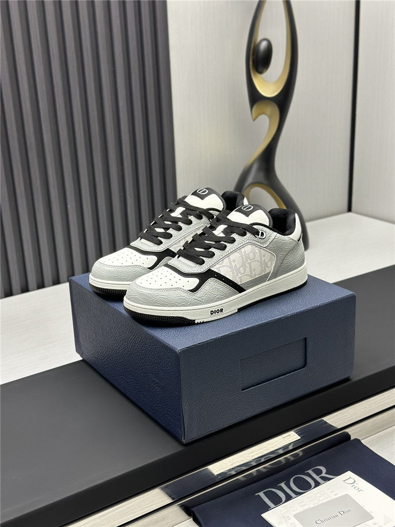 D10r b27 low-top sneakers gray white