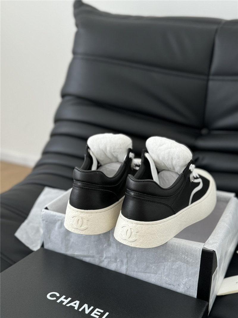 Ch**el lace up low top sneakers