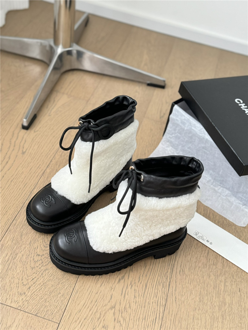 Ch**el wool ankle boots