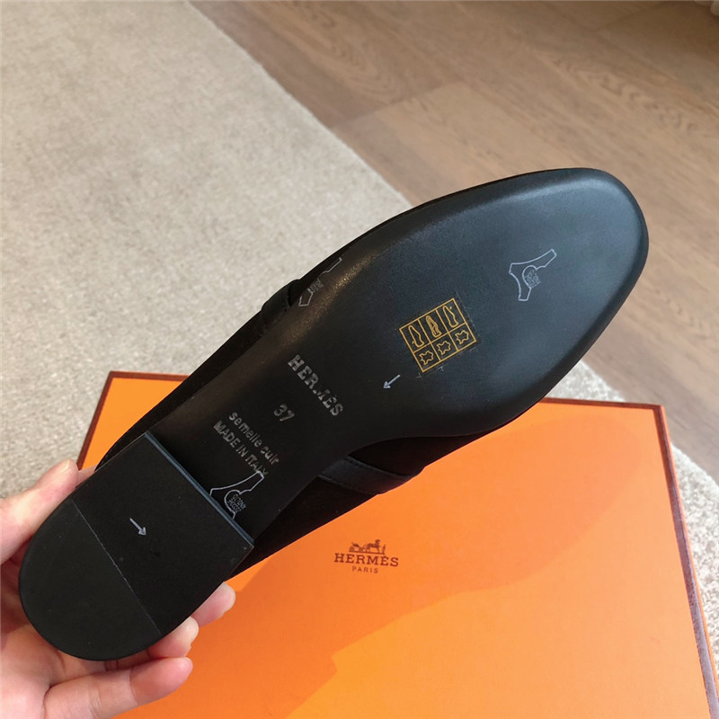 H**me5 kelly buckle oz mule in navy suede