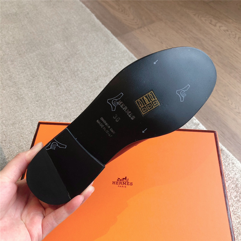 H**me5 h cut-out kennedy loafer in noir calfskin