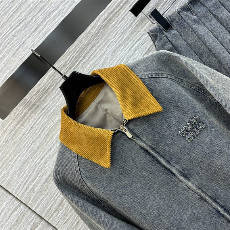 M1um1u denim suit