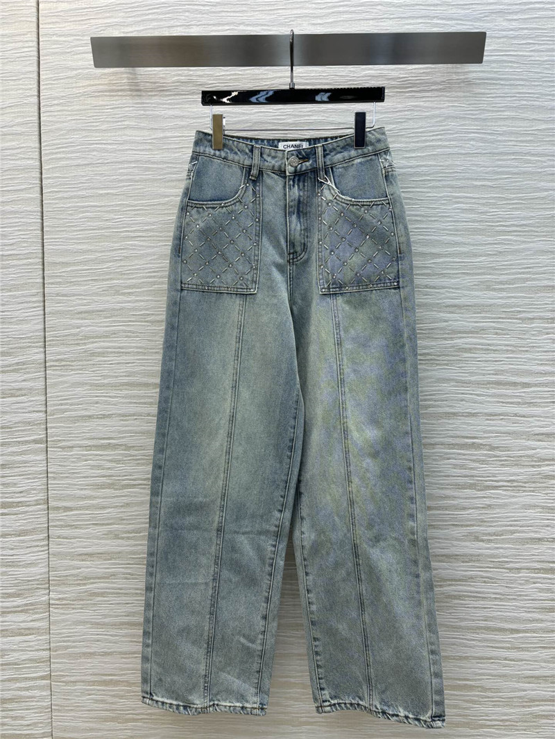 Ch**el retro straight pants