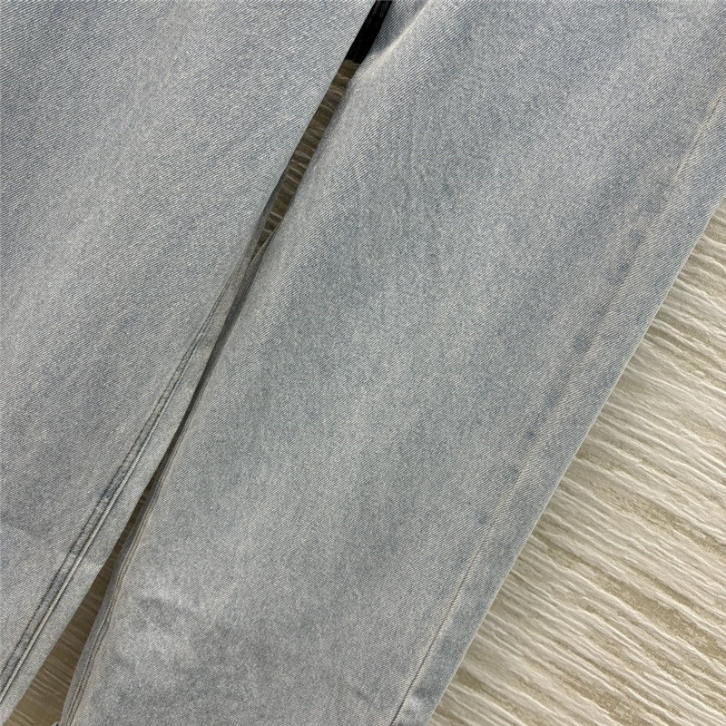 Ch**el light blue straight jeans