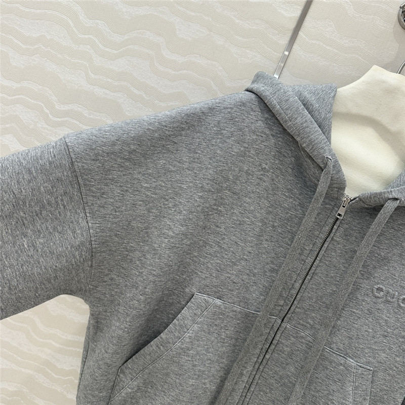 Gvc*1 hooded sweatshirt jacket