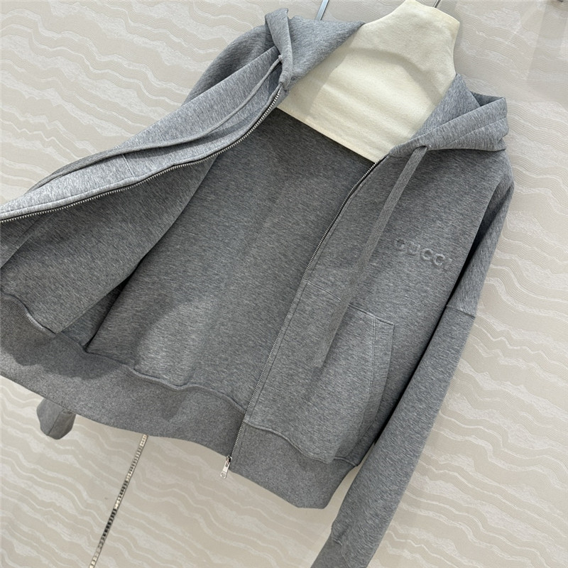 Gvc*1 hooded sweatshirt jacket