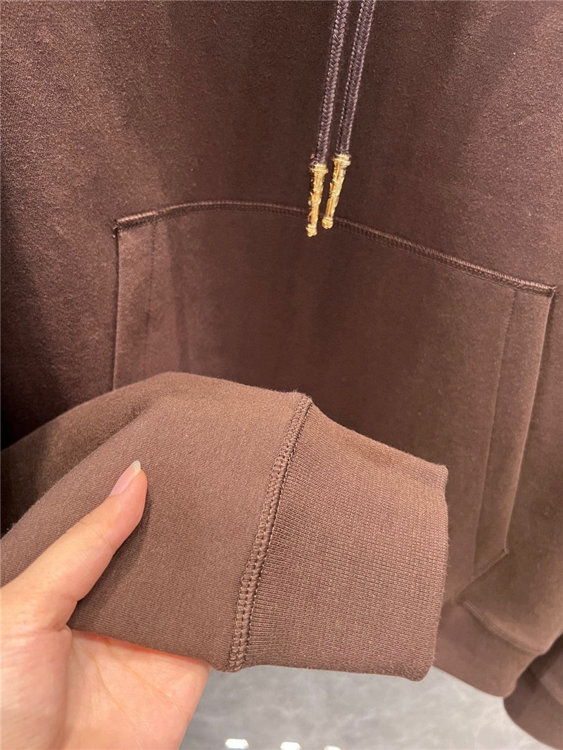 l0vis Vvtt0n embellished brown hoodie