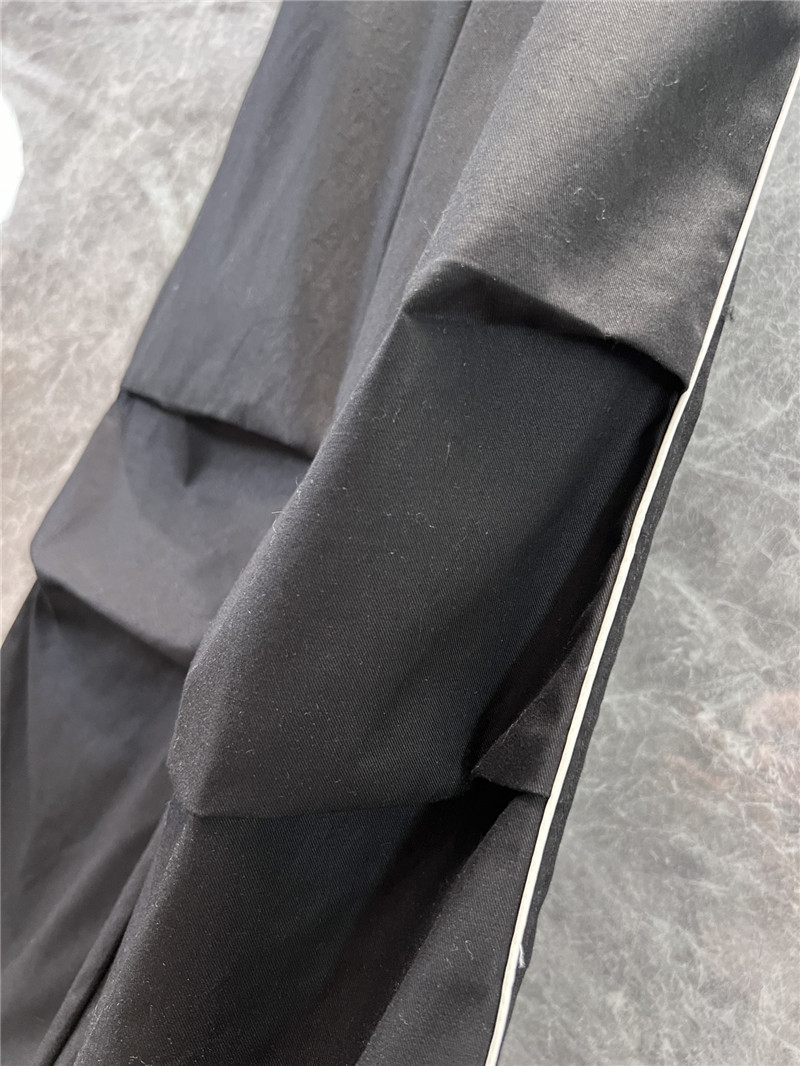 Ch**el pocket cargo wide-leg pants