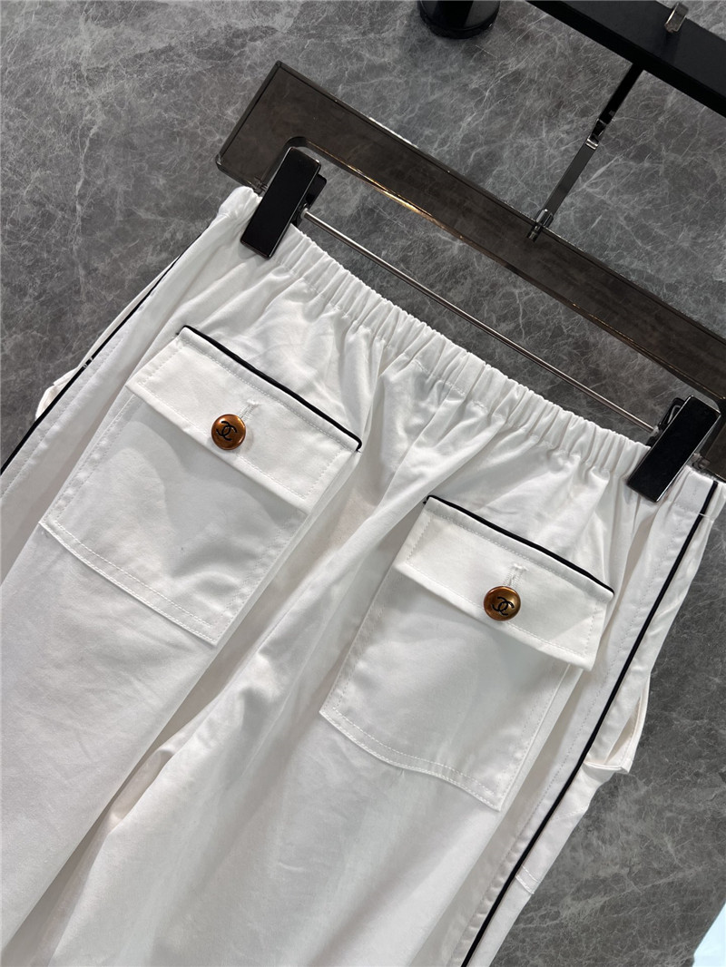 Ch**el pocket cargo wide-leg pants