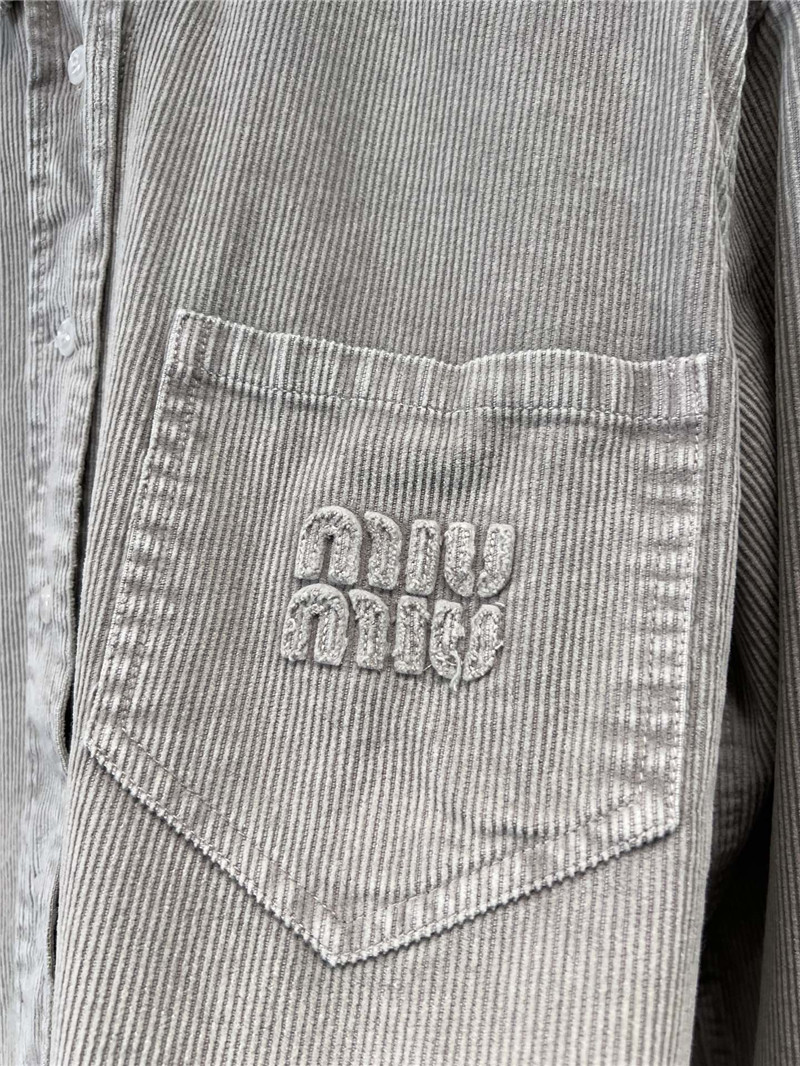M1um1u corduroy shirt jacket