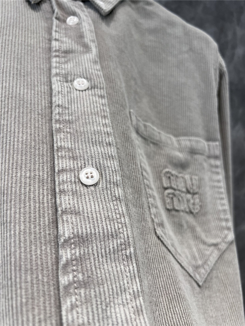 M1um1u corduroy shirt jacket