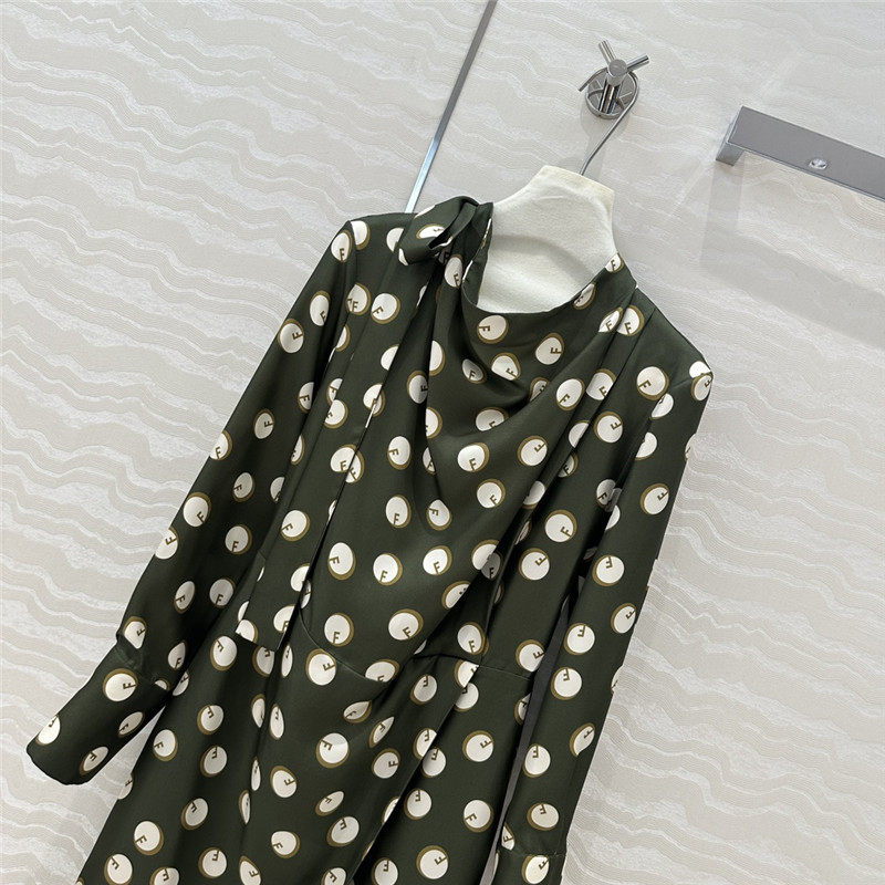 F**di silk maxi dress