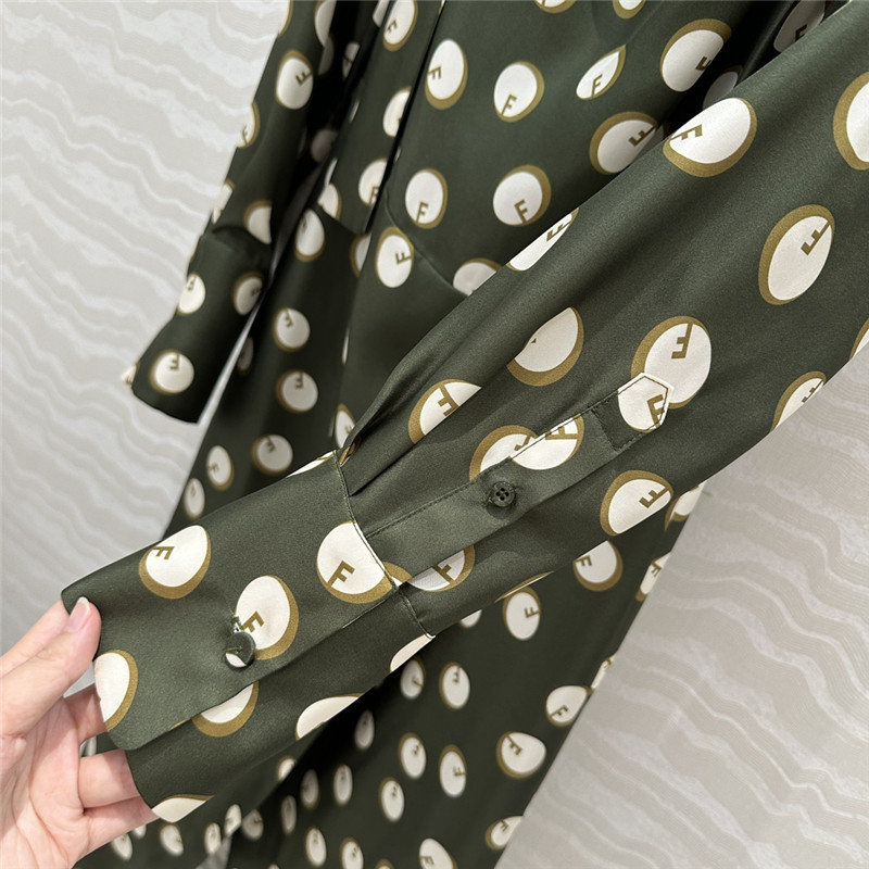 F**di silk maxi dress