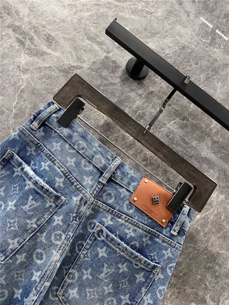 l0vis Vvtt0n lv washed denim trousers