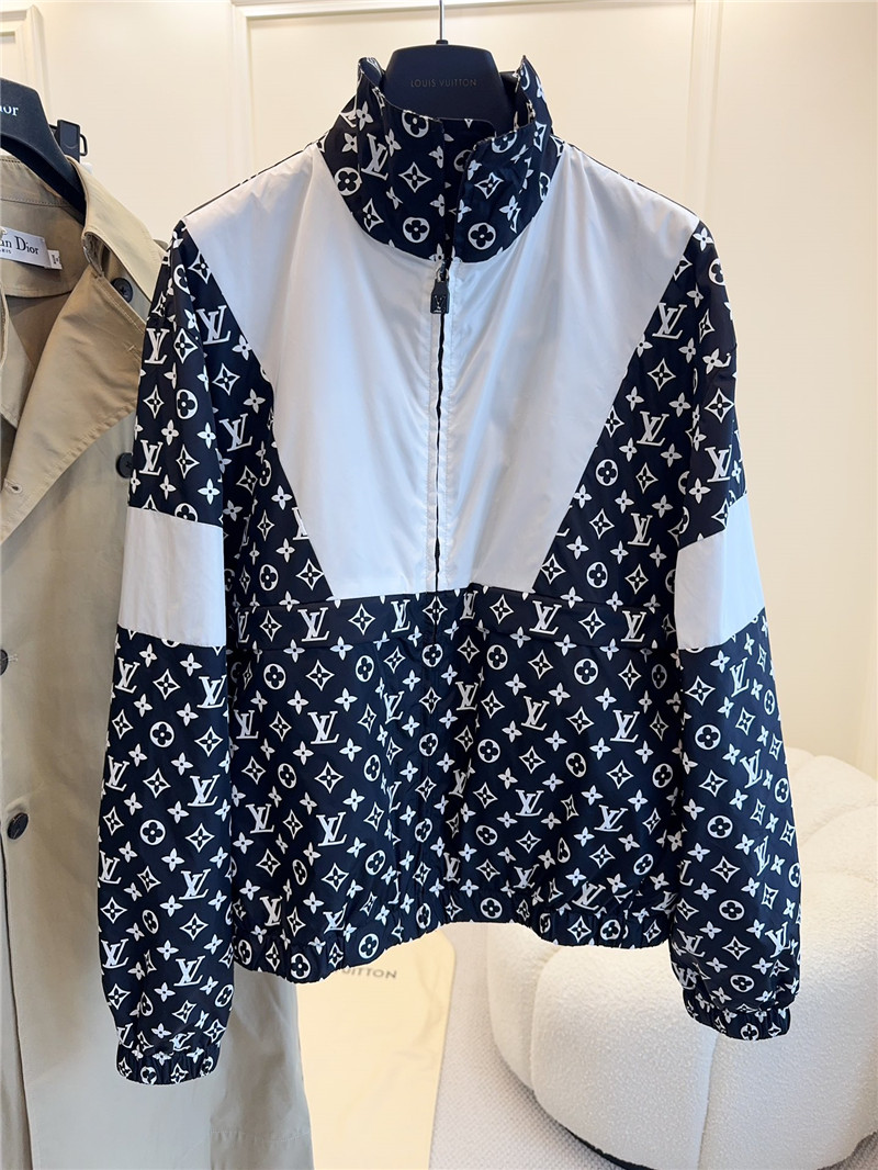 l0vis Vvtt0n lv monogram colorblock jacket