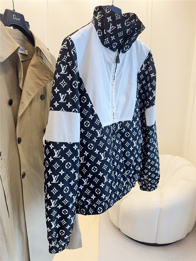 l0vis Vvtt0n lv monogram colorblock jacket
