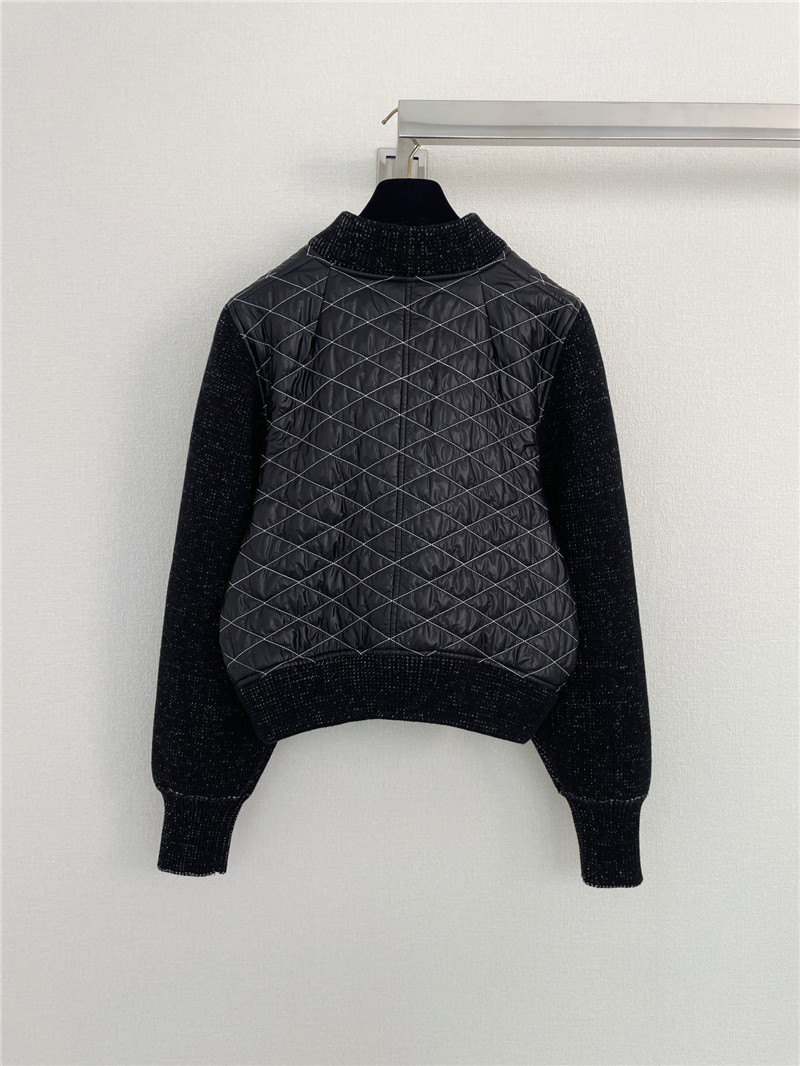 l0vis vvtt0n lv contrast fabric D1am0nd jacket