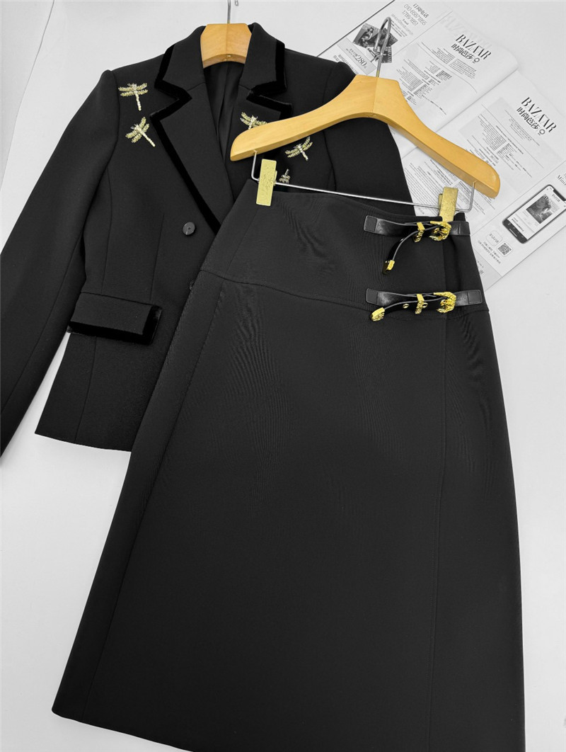 d10r embroidered D1am0nd jacket