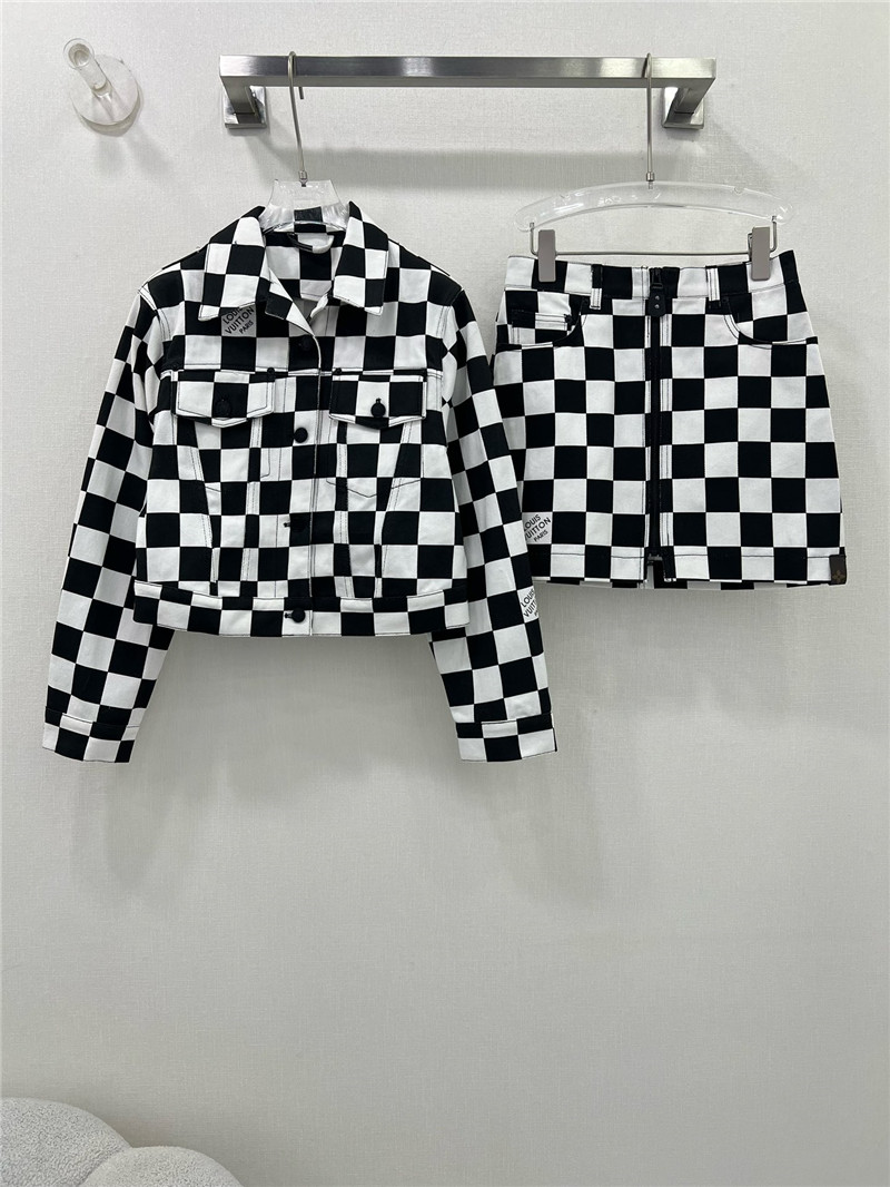 l0vis Vvtt0n lv denim skirt