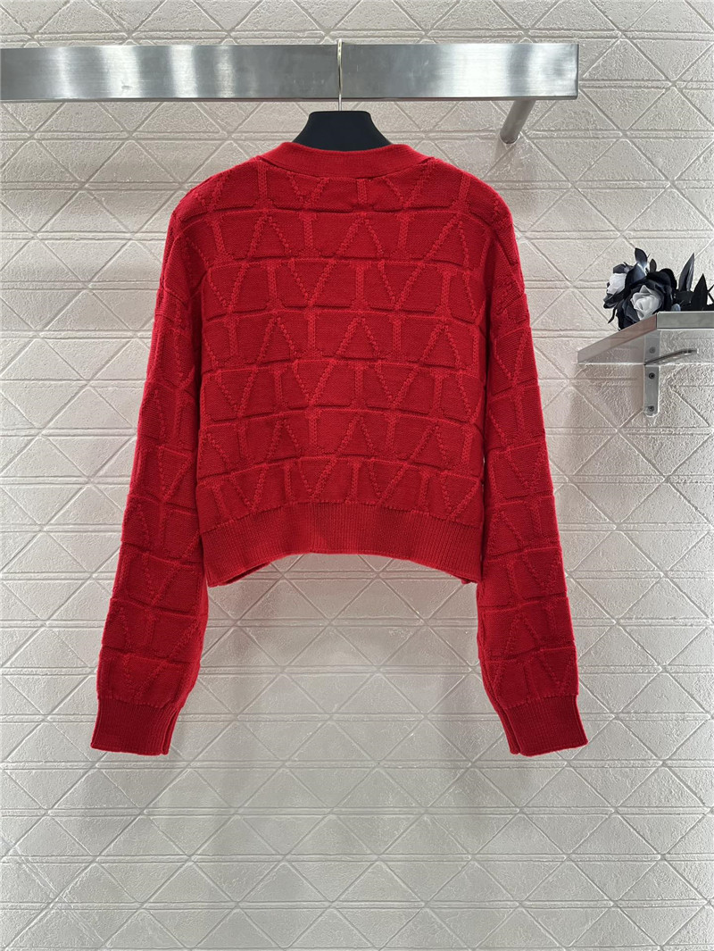 Va1e*ntin0 toile iconographe cardigan red