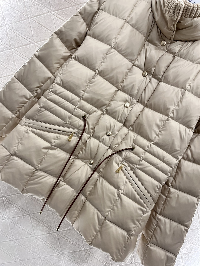 Moncler drawstring down jacket