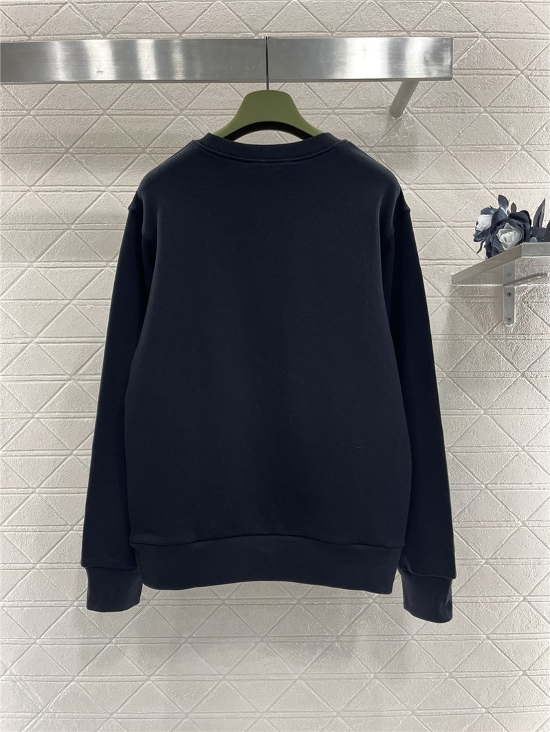 Gvc*1 logo dog crewneck sweatshirt black