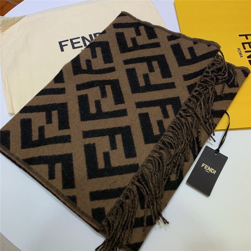 F**di cashmere scarf shawl