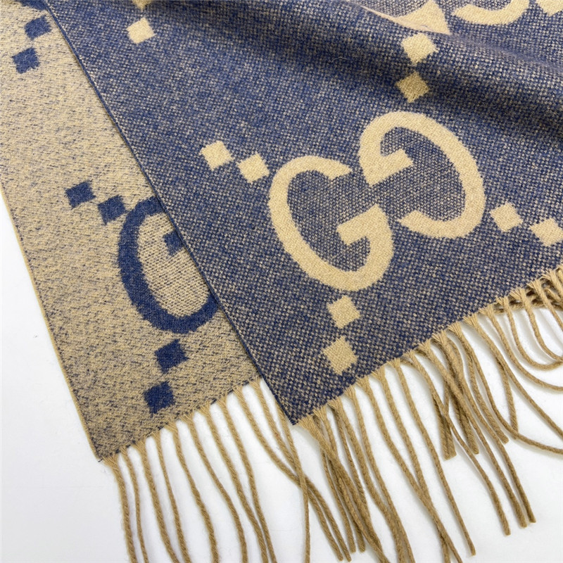 Gvc*1 cashmere jacquard scarf