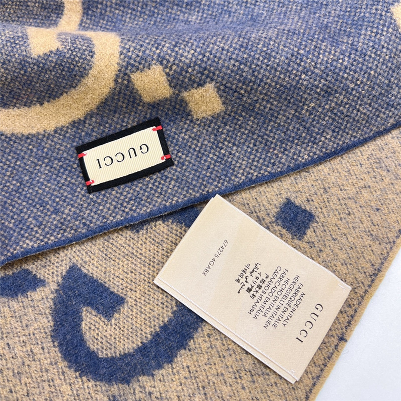 Gvc*1 cashmere jacquard scarf