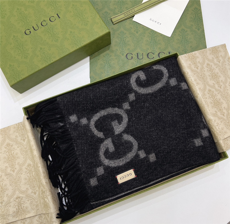Gvc*1 cashmere jacquard scarf
