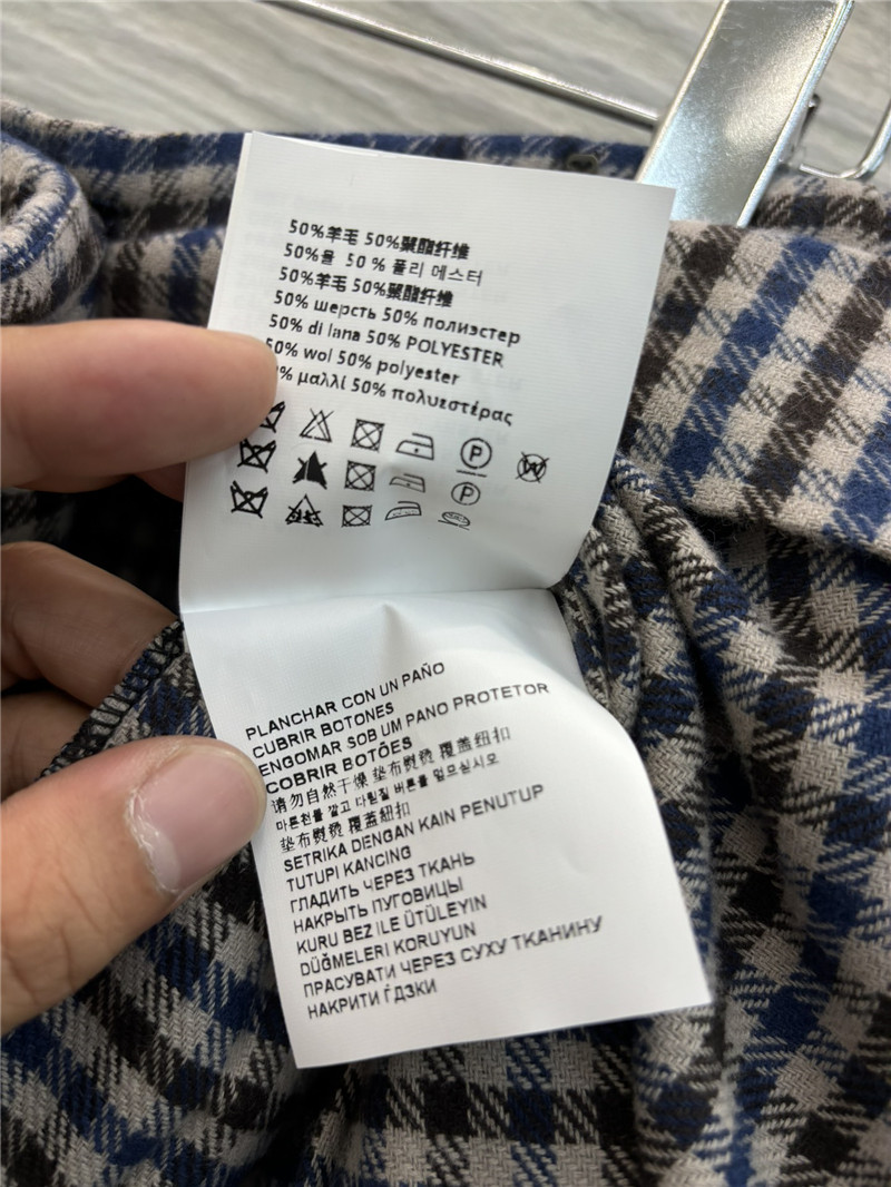 M1um1u leather button pleated skirt