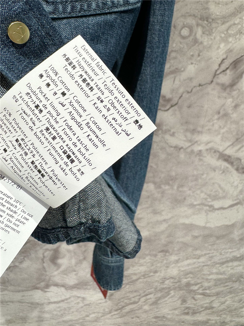 Va1e*ntin0 v denim shirt