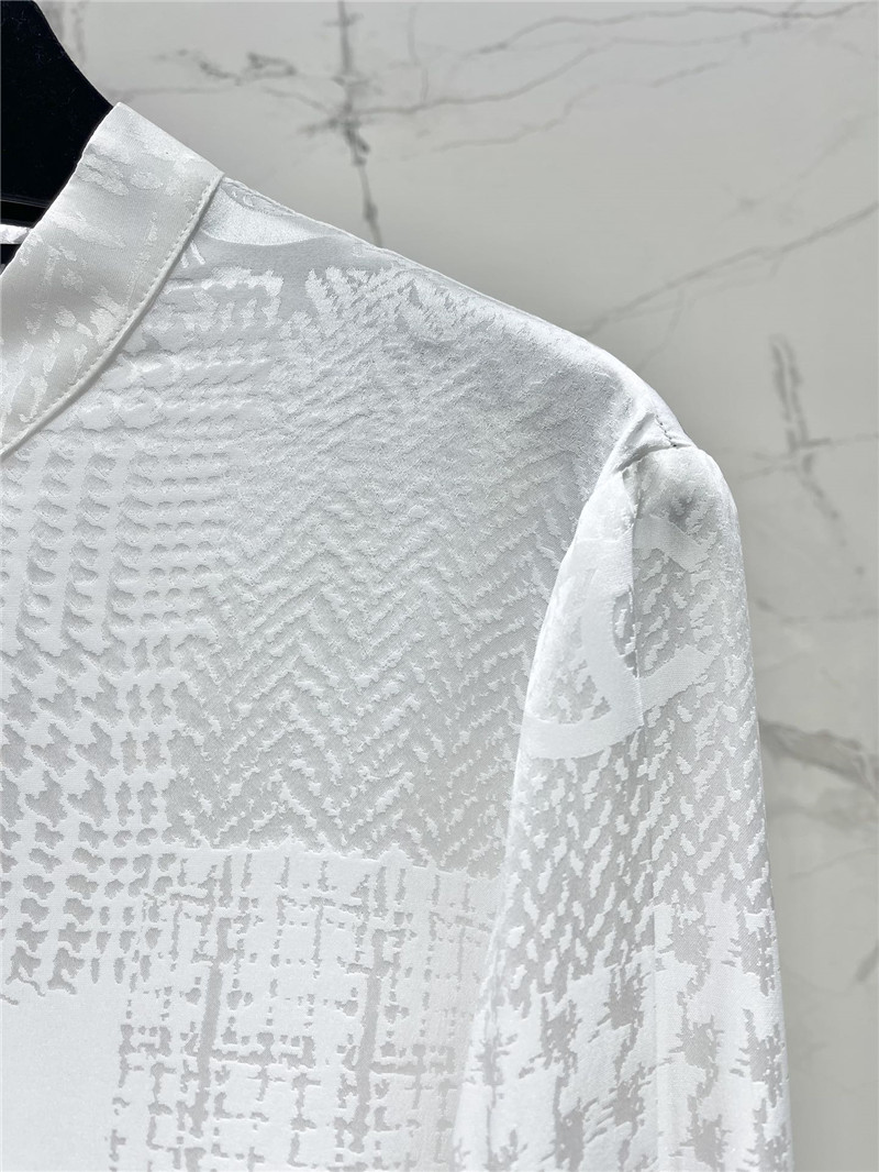 Ch**el silk jacquard shirt